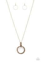 My Ears Are Ringing - Brass Necklace Paparazzi