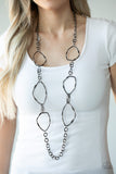 Abstract Artifact - Black Necklace Paparazzi