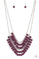Bubbly Boardwalk - Purple Necklace Paparazzi