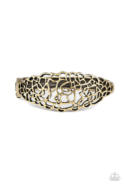 Airy Asymmetry - Brass Bracelet Paparazzi