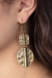 Lure Allure - Brass Earring Paparazzi