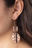 Lure Allure - Copper Earrings Paparazzi