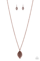 Just Be-LEAF - Copper Necklace Paparazzi