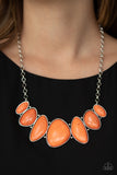 Primitive - Orange Necklace Paparazzi