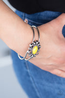 Serene Succulent - Yellow Bracelet Paparazzi