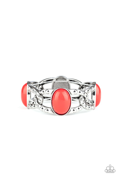 Dreamy Gleam - Red Bracelet Paparazzi