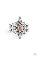 Fleur de Fancy - Brown Ring Paparazzi