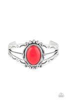 Very TERRA-torial - Red Bracelet Paparazzi