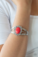 Very TERRA-torial - Red Bracelet Paparazzi