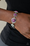Gorgeously Groundskeeper - Purple Bracelet Paparazzi