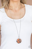 Sahara Equinox - Orange Necklace Paparazzi