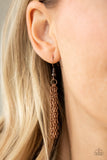 Dizzying Decor - Copper Necklace Paparazzi