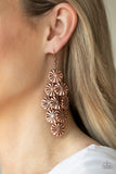 Star Spangled Shine - Copper Earring Paparazzi