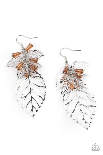 Instant Re-LEAF - Brown Earrings Paparazzi