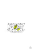 Tilted Twinkle - Green Ring Paparazzi