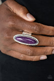 Stone Mystic - Purple Ring Paparazzi