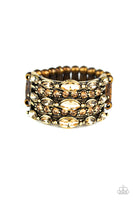 Diva Diadem - Brass Ring Paparazzi