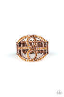 Fabulously Frosted - Copper Ring Paparazzi