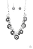 Meadow Masquerade - Silver Necklace Paparazzi