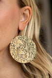 Animal Planet - Gold Earring Paparazzi