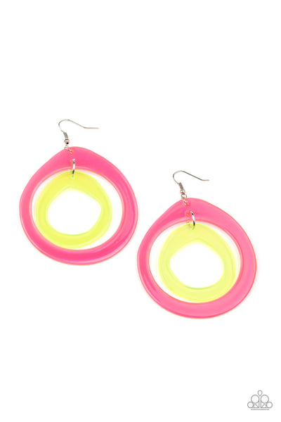 Show Your True NEONS - Multi-Colored Earrings Paparazzi