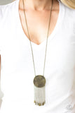 Natures Melody - Brass Necklace Paparazzi