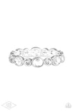 Still GLOWING Strong - White Bracelet Paparazzi