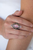 Elegantly Enchanted - Pink Ring Paparazzi