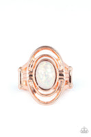 Peacefully Pristine - Rose Gold Ring Paparazzi