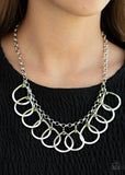 Drop By Drop - Green Necklace Paparazzi