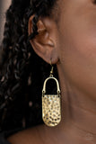 Resort Relic - Brass Earrings Paparazzi