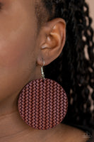 WEAVE Your Mark - Red Earring Paparazzi