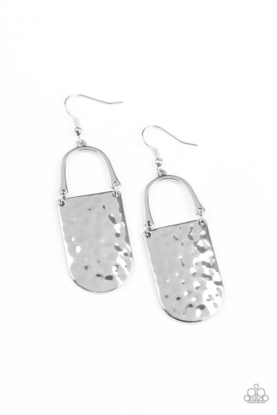 Resort Relic - Silver Earrings Paparazzi