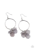 Petals On The Floor - Silver Earrings Paparazzi