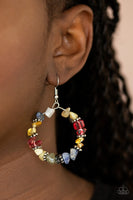 Going for Grounded - Multi-Colored Earrings Paparazzi