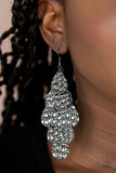 Instant Incandescence - Black Earrings Paparazzi