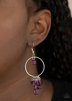 Where The Sky Touches The Sea - Purple Earrings Paparazzi