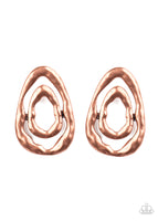 Ancient Ruins - Copper Post Earring Paparazzi