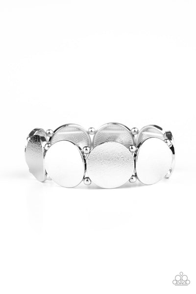 Metallic Spotlight - Silver Bracelet Paparazzi