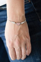 Big-Hearted Beam - Pink Bracelet Paparazzi