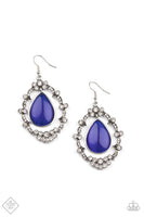 Icy Eden Blue Earrings Paparazzi