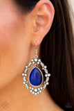 Icy Eden Blue Earrings Paparazzi