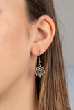 Meadow Masquerade - Brass Necklace Paparazzi