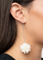 Swing Big - White Earrings Paparazzi