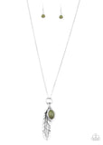 Sahara Quest - Green Necklace Paparazzi
