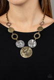 Terra Adventure - Brass Necklace Paparazzi