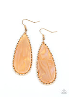 Ethereal Eloquence - Gold Earring Paparazzi