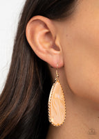 Ethereal Eloquence - Gold Earring Paparazzi