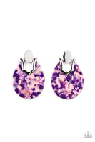 HAUTE Flash - Purple Earrings Paparazzi