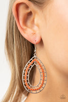 Fruity Fiesta - Orange Earrings Paparazzi